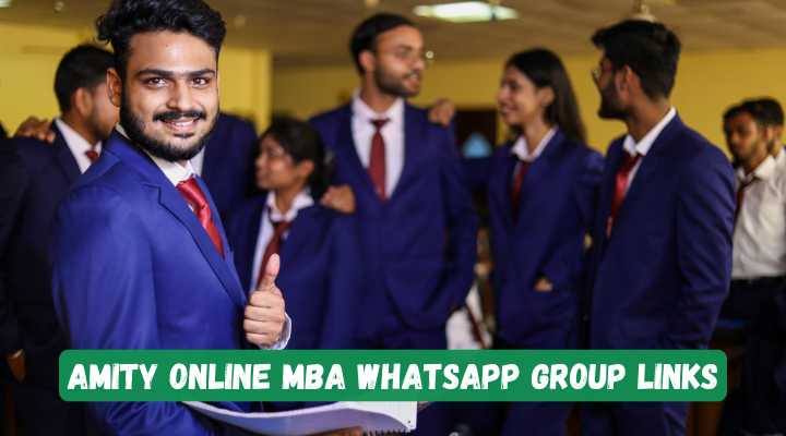 Amity Online MBA Whatsapp Group Links