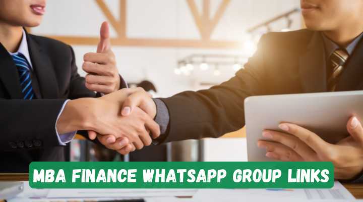 MBA Finance Whatsapp Group Links