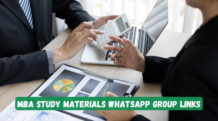 MBA Study Materials Whatsapp Group Links