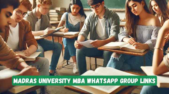 Madras University MBA Whatsapp Group Links